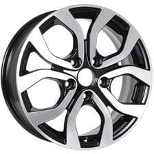 ДЛ 5*114.3 16*6.5 D66.1 ET50 К&К Nissan Terrano SN КС704 Алмаз черный